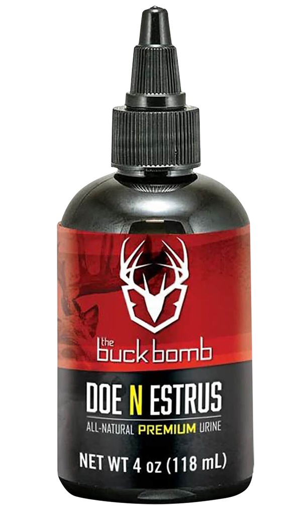 The Buck Bomb 200008 Igniter  Deer Attractant Doe In Estrus Scent 4 oz Squeeze Bottle