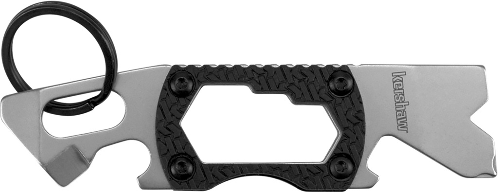 Kershaw 8810X PT-2  Silver 3CR13 Steel Bead Blasted Fixed 3.25" Long Black K Textured Glass-Filled Nylon Handle