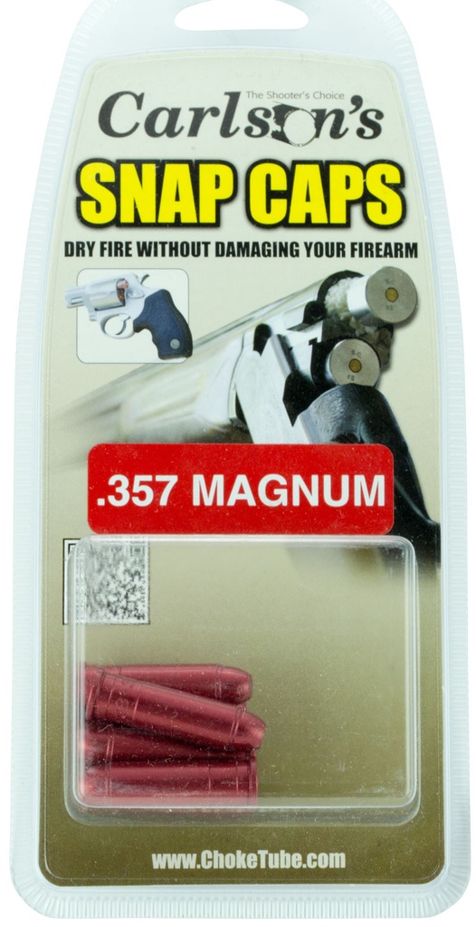 Carlsons Carlson's Choke Tubes 00059 Snap Cap Pistol 357Mag 6Pack