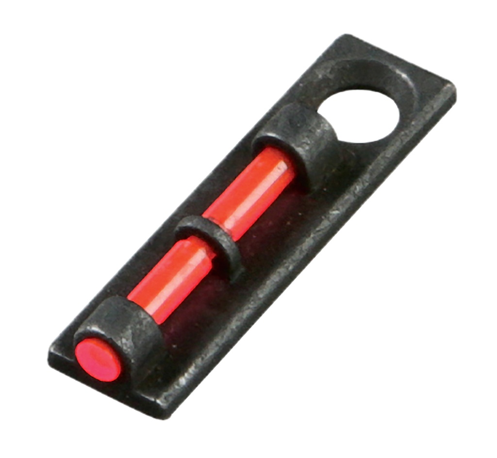 HiViz FL2005R Flame Bead Replacement Front Sight  Black | Red Fiber Optic Front Sight Universal Threads