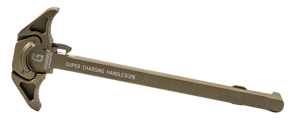 Geissele Automatics 05476S Super  AR-10 Desert Dirt Desert Dirt Hardcoat Anodized 7075-T6 Aluminum Ambidextrous Hand