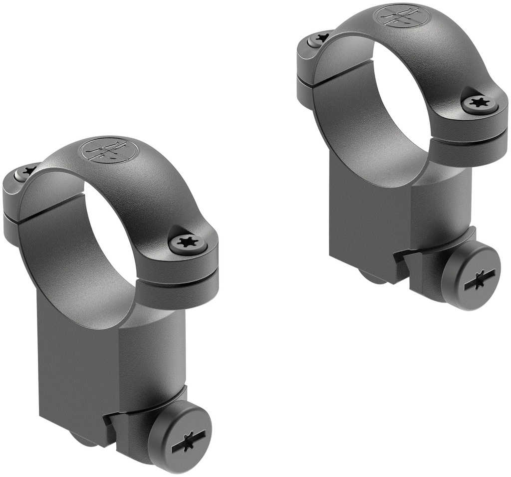 Leupold 49944 Ringmounts  Matte Black Ruger M77 1"  Super High