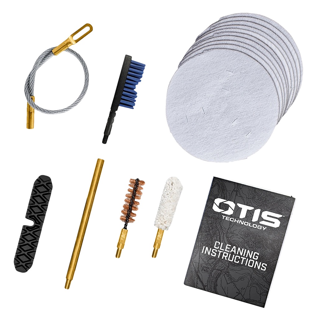 Otis FG70145 Patriot Cleaning Kit 45 Cal Pistol/ 15 Pieces Yellow Plastic Box Case