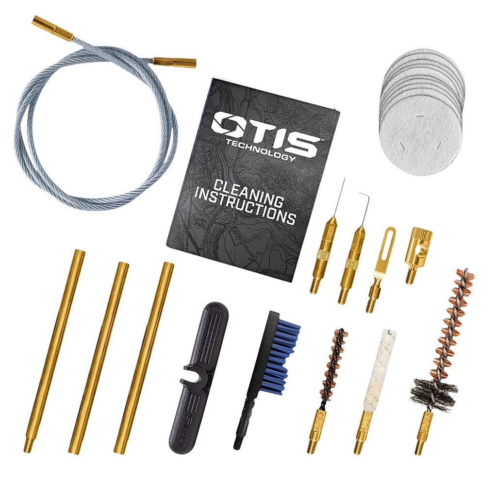 Otis FG70125 Patriot Cleaning Kit .223 Rem 5.56 Rifle/15 Pieces Yellow Plastic Box Case