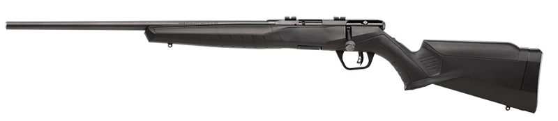 Savage Arms B17 17HMR BL/SYN 21" LEFT HAND