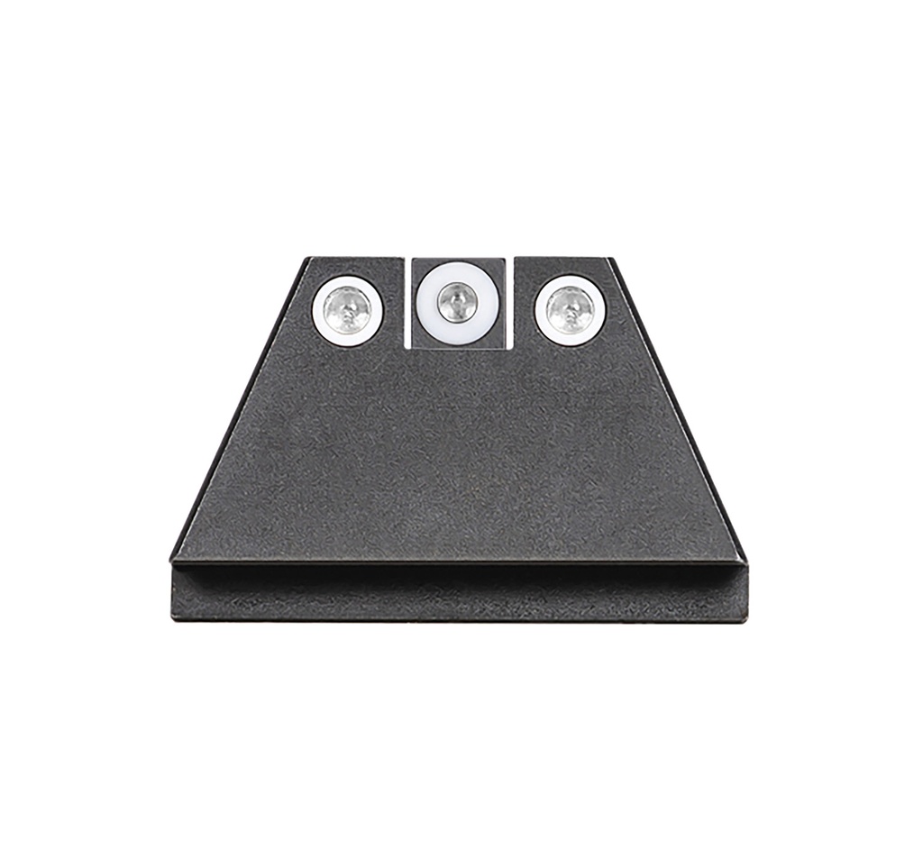 Night Fision GLK004003WGW Suppressor Height Sights For Glock  Green Tritium White Outline Front Sight-Green Tritium White Outline Rear Sight Glock 17/17L/19