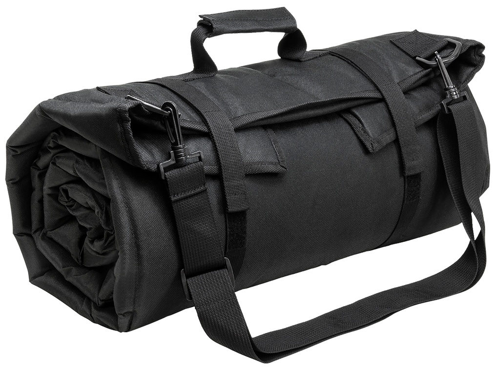 NcStar CVSHMR2957B Roll Up Shooting Mat  Black PVC 69"L x 35" H