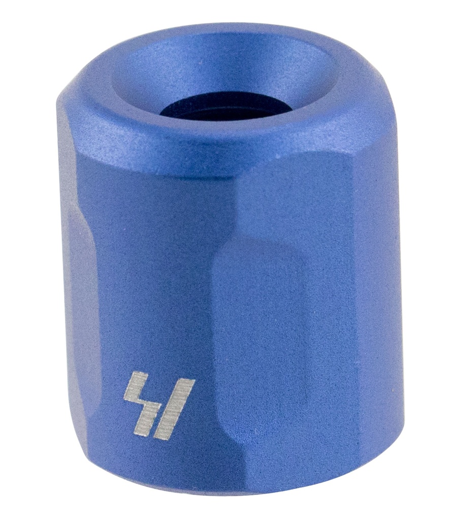 Strike BCTPBLU Barrel Thread Protector  223 Rem/5.56x45mm NATO AR Platform Blue Anodized Aluminum 1/2"-28 tpi