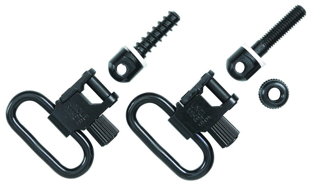 Uncle Mike's MO10022 Super Swivel  Quick Detach 115 Tri-Lock Nickel 1"