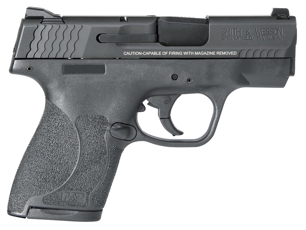 Smith & Wesson 11808 M&P Shield M2.0 9mm Luger 3.10" Barrel 7+1 Or 8+1,  Black Polymer Frame, Armornite Stainless Steel Slide, Textured Polymer Grip, No Manual Safety