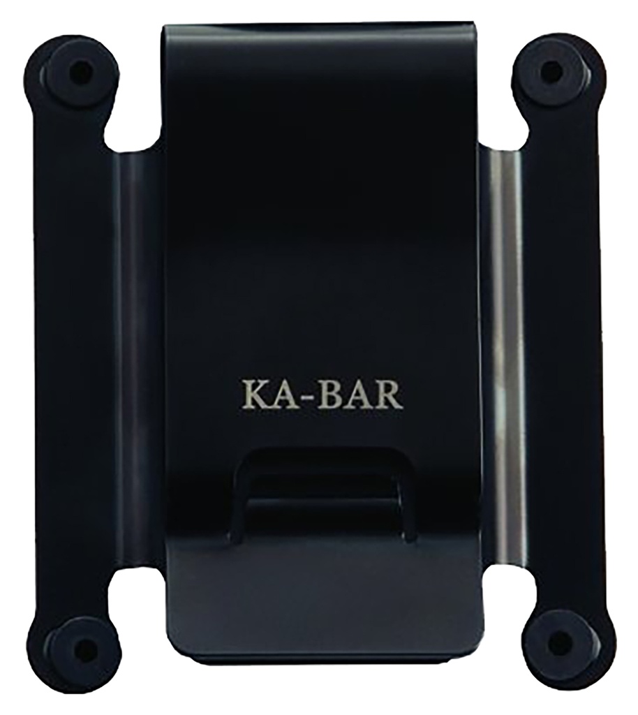 Ka-Bar 1480CLIP Belt Clip  For Ka-Bar TDI/Hinderer/Becker, Black Metal