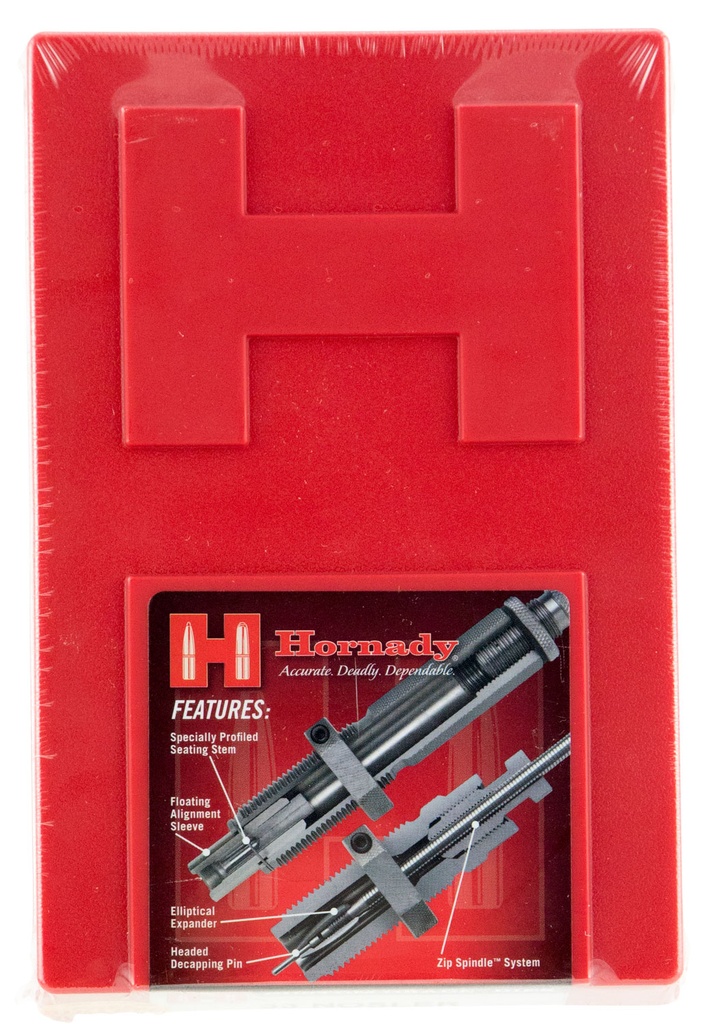 Hornady 546381 Custom Grade Series IV 2 Die Set for 33 Nosler Includes Sizing Seater