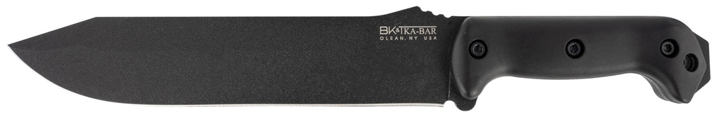 Ka-Bar BK9 Becker Combat Bowie 9.25" Fixed Clip Point Plain Black 1095 Cro-Van Blade, Black Ultramid Handle, Includes Sheath