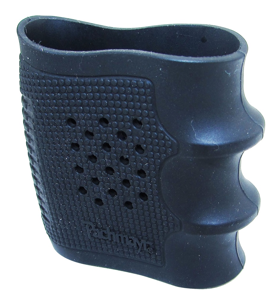 Pachmayr 05166 Tactical Grip Glove  made of Rubber with Black Finish & Finger Grooves for S&W Sigma, Walther P99 & Taurus 24/7