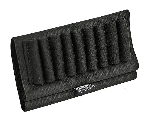 Blackhawk 74SH00BK Buttstock Shell Holder  Black Nylon 9rd Rifle