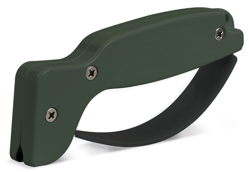 AccuSharp 008C Sharpener  Hand Held Hard Diamond Sharpener Ergonomic Olive Drab Handle