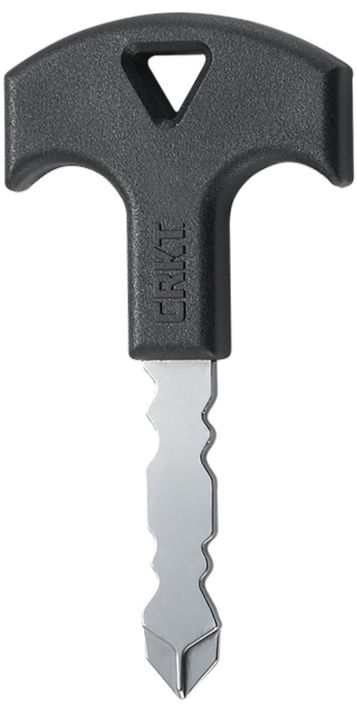 Columbia River CRKT 9705 Williams Defense Key Matte Black 3CR13 Steel Includes Phillips Screwdriver
