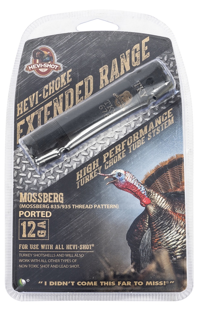 Hevishot HEVI-Shot 450127 Hevi-Choke Turkey Mossberg 835/935 12 Gauge Extended Range Ported 17-4 Stainless Steel