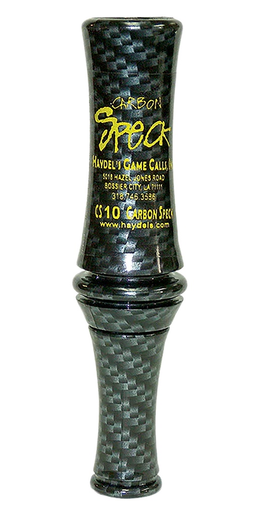 Haydels Haydel's Game Calls CS10 Carbon Speck  Open Call Single Reed Specklebelly Sounds Attracts Geese Black Carbon