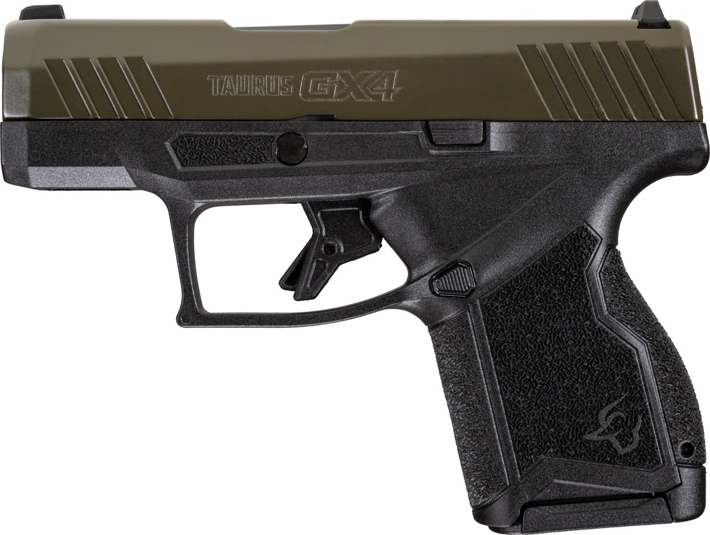 Taurus GX4 9MM BLACK/MS GREEN 3" 11+1