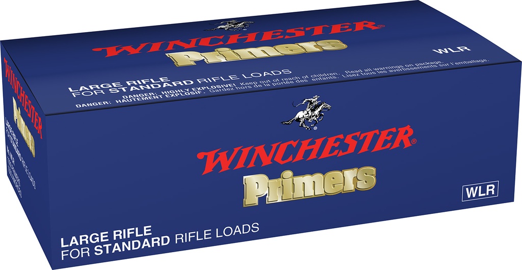 Winchester Ammo WLR Centerfire #8-1/2 - 120 Large Rifle 1000 Per box/5 Case