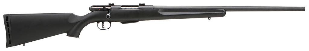 Savage Arms 19155 25 Walking Varminter Full Size 223 Rem 4+1 22" Matte Black Heavy Barrel, Matte Black Carbon Steel Receiver Drilled & Tapped, Matte Black Fixed Varmint Synthetic Stock, Right Hand