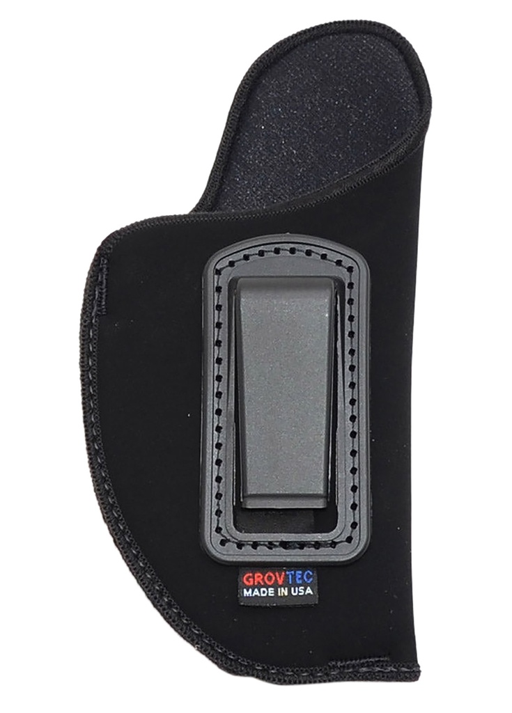 GrovTec US Inc GTHL14101R Inside The Pants  IWB Size 01 Black Suede Belt Clip Fits Med Semi-Auto 3-4" Barrel Right Hand