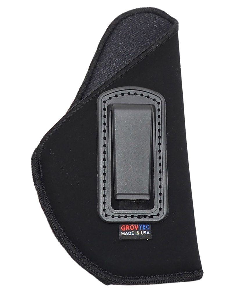 GrovTec US Inc GTHL14112R Inside The Pants  IWB Size 12 Black Suede Compatible w/Glock 26/27/33 Belt Clip Mount Right Hand
