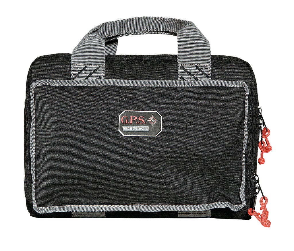 G*Outdoors GPS Bags 1310PC Quad  Black Nylon Holds 4 Handguns