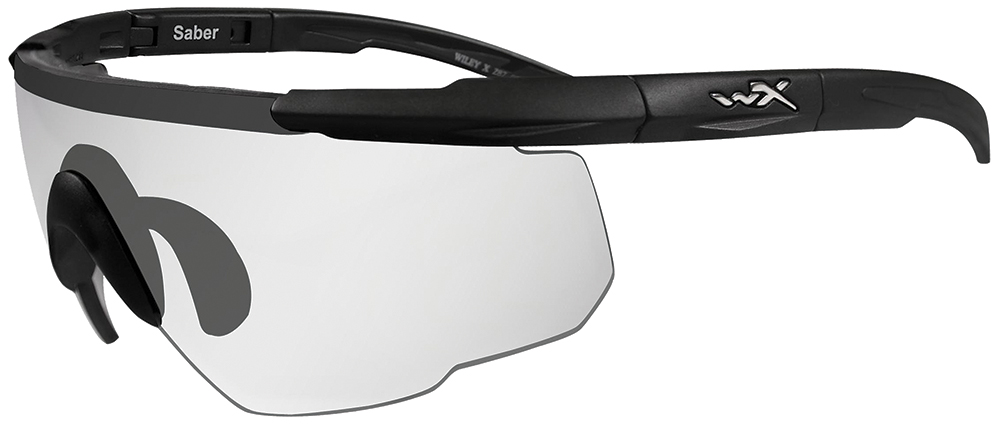Wiley X Eyewear 303 Saber Advanced Safety Glasses Matte Black/Clear