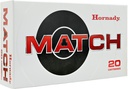 Hornady 82298 Match  8mm Mauser 196gr Boat Tail Hollow Point 20 Per Box/10 Cs