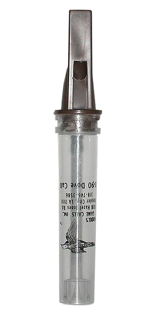 Haydels Haydel's Game Calls D90 Dove  Open Call Mourning Doves Sounds Attracts Doves Clear Acrylic