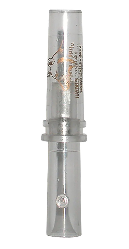 Haydels Haydel's Game Calls GHJ Government Hunter Baby Rabbit Open Call Double Reed Baby Cottontail/Jackrabbit Sounds Attracts Predators Clear Acrylic
