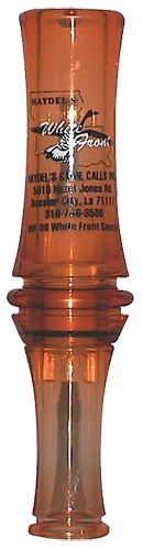 Haydels Haydel's Game Calls WF00 White Front  Open Call Specklebelly Sounds Attracts Geese Brown Acrylic