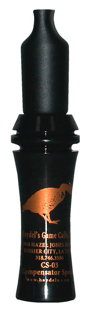 Haydels Haydel's Game Calls CS03 Compensator  Open Call Specklebelly Sounds Attracts Geese Black Acrylic