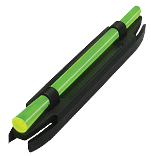 HiViz M200 M-Series Magnetic Front Sight  Black | Green with Red Center Fiber Optic Front Sight