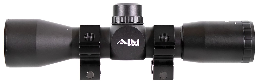 Aim Sports JTM432B Tactical Compact Black Anodized 4x 32mm 1" Tube Mil-Dot Reticle