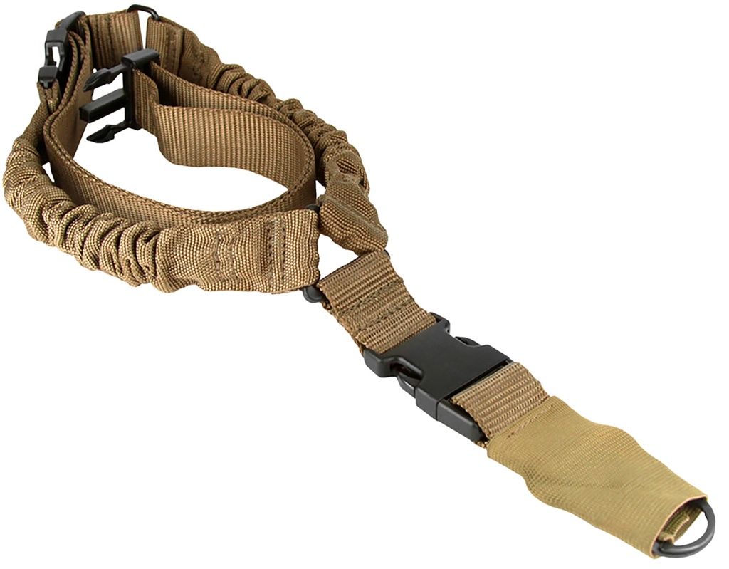 Aim Sports AOPS01T One Point  Tan Elastic Webbing 26" OAL Bungee Rifle