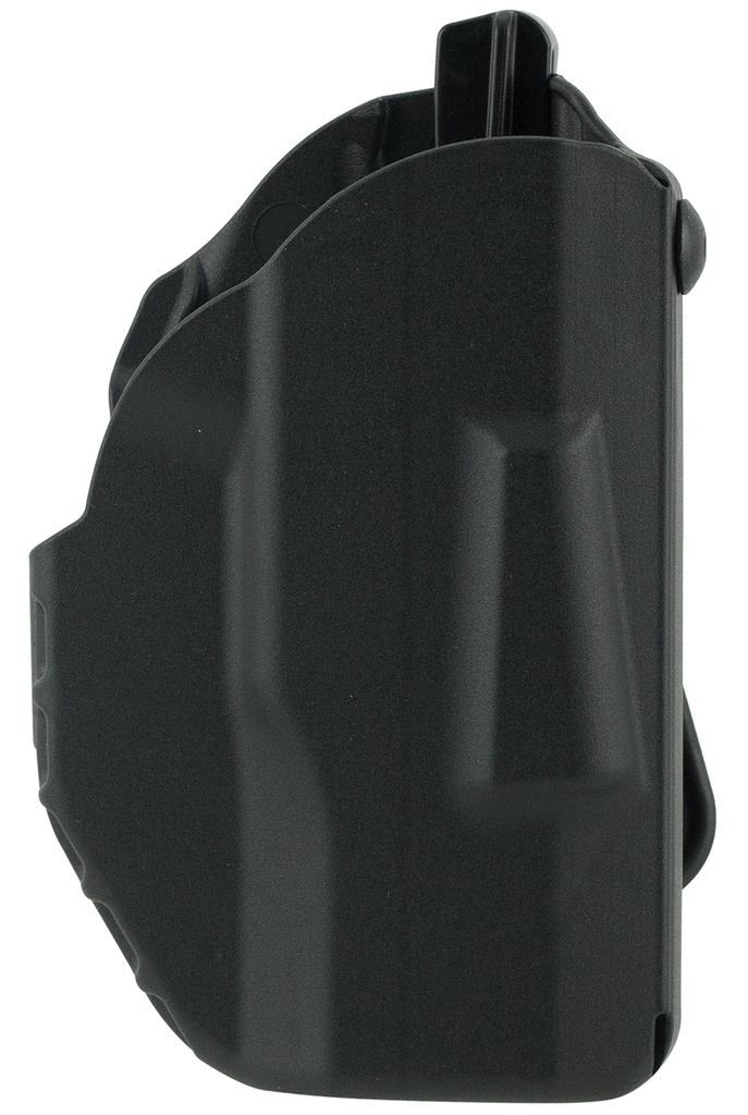 Safariland 737889518411 7378-7TS-ALS  Black SafariSeven Fits Glock43 Compatible w/ Laser Max CF-G42-LC Belt Loop/Paddle Mount Right Hand