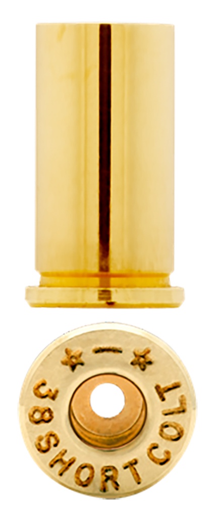 Starline Brass 38SCEUP100 Unprimed Cases  38 Short Colt Handgun Brass 100 Per Bag