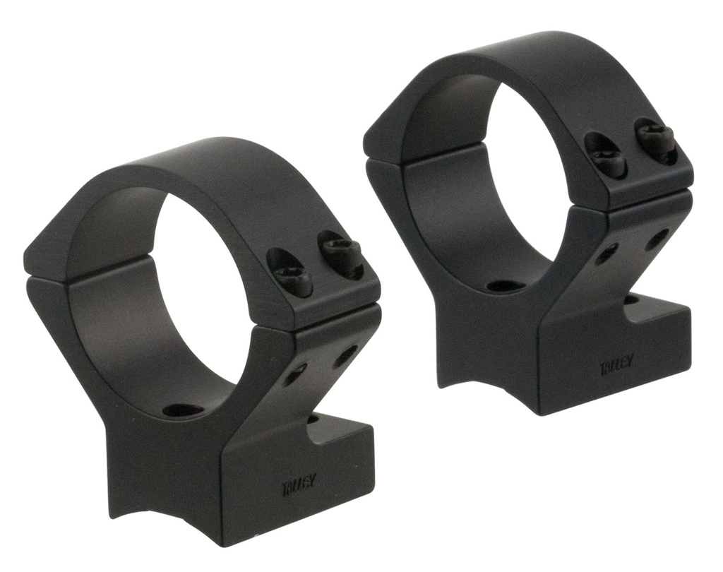 Talley 930711 Scope Mount/Ring Combo  Black Anodized 1" Tube Fits Browning BLR/BAR/BPR Low Rings
