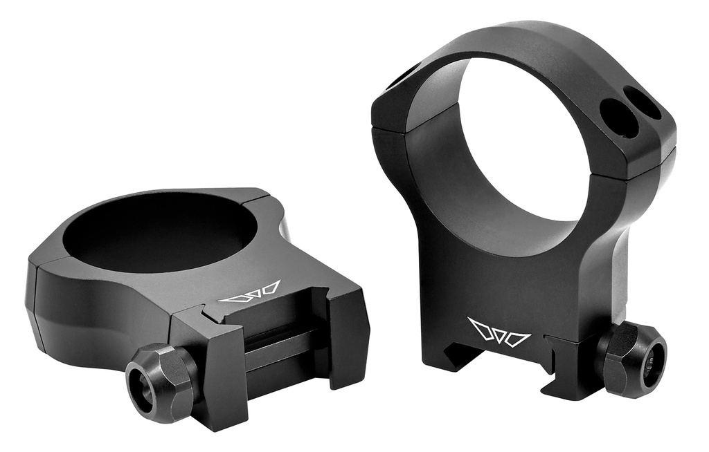 Warne 7244M Scope Rings Mountain Tech Matte Black 35mm Ultra High 0 MOA