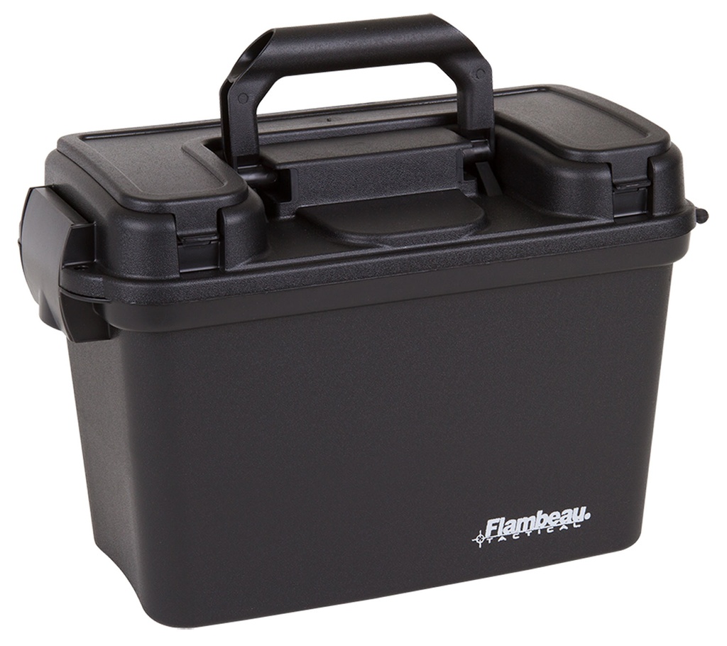 Flambeau 6430SD Tactical Dry Box Removable Tray & Storage Compartment Black Polymer