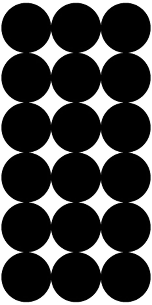 Pro-Shot P216 SplatterShot Repair Pasters Black 1" Self-Adhesive 216 Pasters