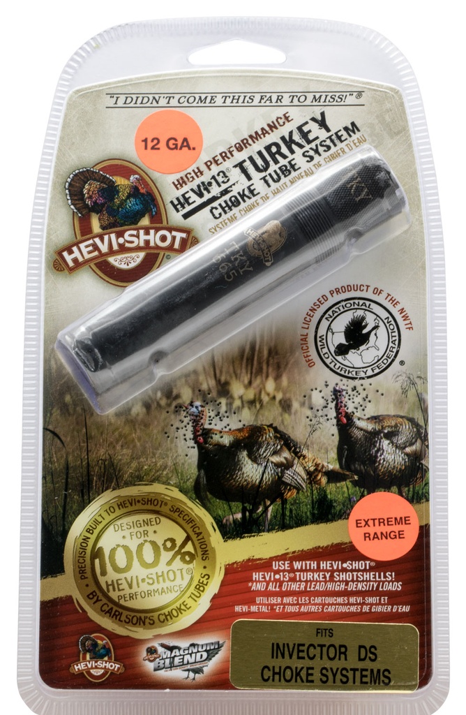 Hevishot HEVI-Shot 84531 Hevi-Choke Turkey Browning Invector-DS 12 Gauge Turkey Non-Ported 17-4 Stainless Steel