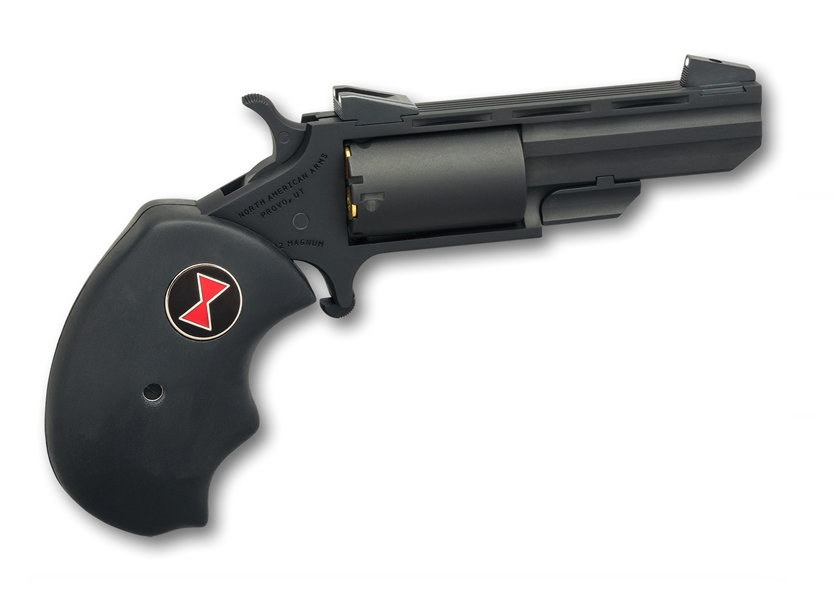 North American Arms 22MAG 2" BLACK WIDOW BLK