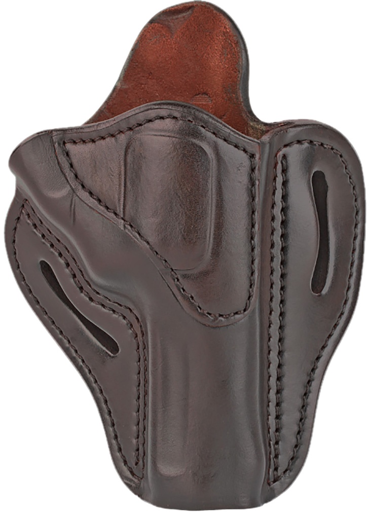1791 Gunleather RVH2SBRR RVH2  OWB Size 02 Signature Brown Leather Belt Slide Fits Ruger GP100/S&W K Frame Right Hand