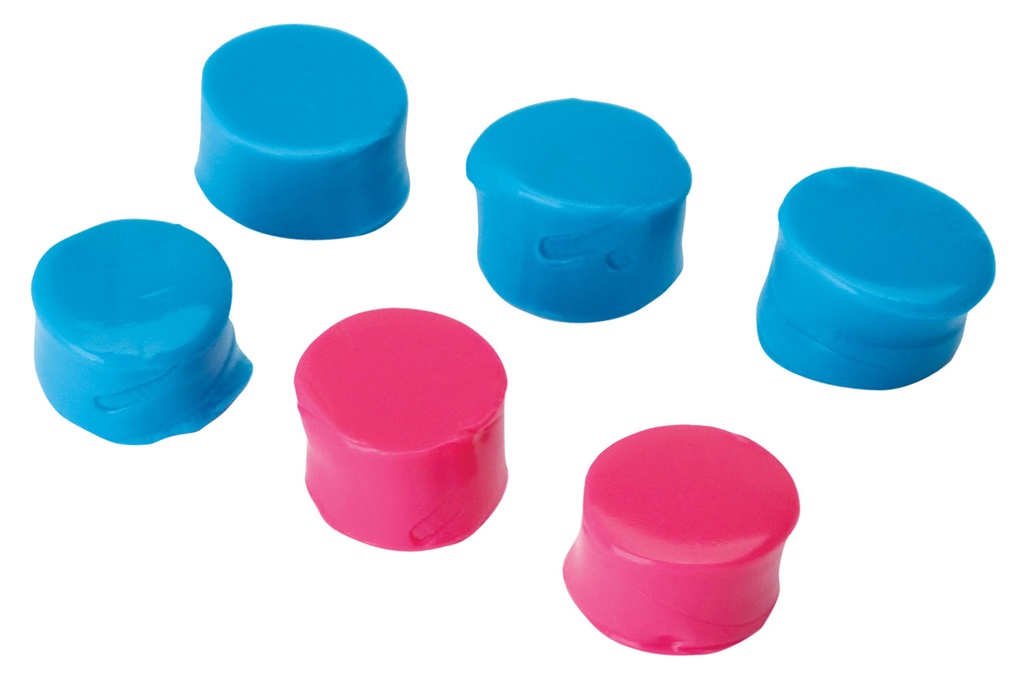 Walkers Game Ear Walker's GWPSILPLGPKTL Silicone Putty  Silicone 32 dB In The Ear Pink Teal Adult 3 Pack