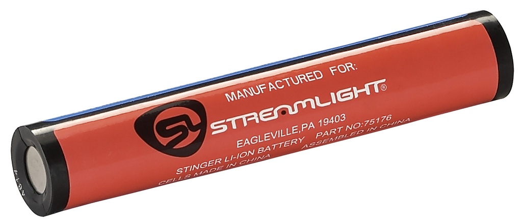 Streamlight 75176 Stinger Lithium Ion  Orange/Black 3.6V Fits Stinger (1) Single Pack