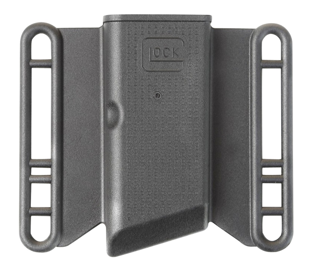 Glock MP033612 Mag Pouch  OWB Black Polymer, Belt Slide Mount Up To 2.25" Wide, Fits Glock 42 Magazines Only